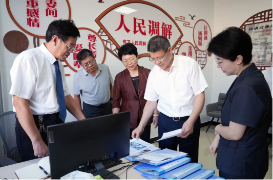 黄明耀到衡水法院调研指导工作2