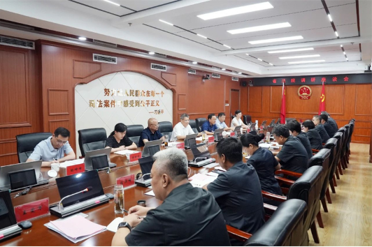 黄明耀到衡水法院调研指导工作3